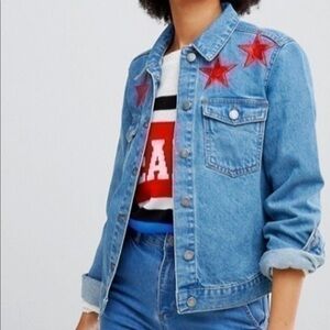 Chorus Star Foil Denim Jacket